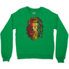 new! men's rasta vibe lion Crewneck Sweatshirt