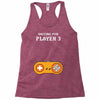 Waiting for Player 3 Gamer Racerback Tank