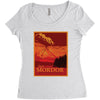 visit mordor Women's Triblend Scoop T-shirt