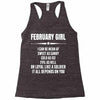 Super February Girl Racerback Tank