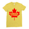canada strong Ladies Fitted T-Shirt