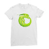 alien ouroboros Ladies Fitted T-Shirt