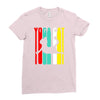 yoga cat Ladies Fitted T-Shirt