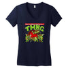 no pizza after midnight! Women's V-Neck T-Shirt