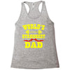 strongest dad Racerback Tank