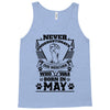Never Underestimate Dog Rescuer Who Was Born May Tank Top
