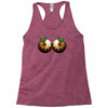 christmas pudding boobs funny Racerback Tank