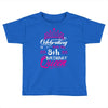 Celebrating With the 8th Birthday Queen Toddler T-shirt