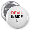devil inside Pin-back button
