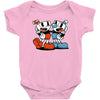 cuphead and mugman Baby Onesie