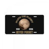 pluto the planet never forget License Plate