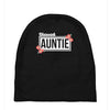 blessed aunitie with flower white color Baby Beanies