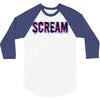scream 3d 3/4 Sleeve Shirt