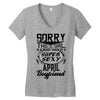 This Girl Is Taken By A Super Sexy April Boyfriend Women's V-Neck T-Shirt