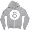 magic 8 ball Zipper Hoodie