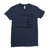intelligence is the ability to adapt to change Ladies Fitted T-Shirt