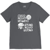 work like a captain party like a pirate V-Neck Tee