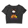 kitty halloween Crop Top