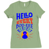 grover hello Ladies Fitted T-Shirt