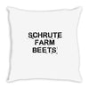 schrute farm beets Throw Pillow