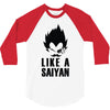 like a saiyan 3/4 Sleeve Shirt