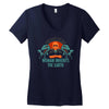 woman inherits the earth Women's V-Neck T-Shirt