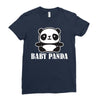 Baby Panda Ladies Fitted T-Shirt