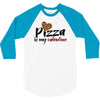 pizza is my valentine 56 3/4 Sleeve Shirt