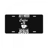 coffee and jesus License Plate