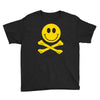smiley pirate skull and crossbones Youth Tee