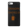 Grandpa Powered by coffee iPhone 7 Case