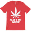 Support Lung Cancer Awareness With A White Cannabis Leaf T-Shirt