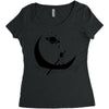On The Moon Women's Triblend Scoop T-shirt