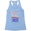 she is a crazy nurse Racerback Tank