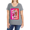 card as Ladies Curvy T-Shirt
