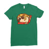 pizza pug Ladies Fitted T-Shirt