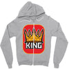 king red Zipper Hoodie