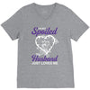 i'm not spoiled my husband just loves me V-Neck Tee