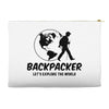 Backpacker Let's Explore The World Accessory Pouches