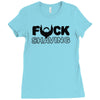 fuck shaving Ladies Fitted T-Shirt