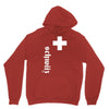 fan, swiss cross, switzerland, new Hoodie