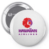 stylish retro hawaiian airlines Pin-back button