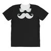 hipster glasses and moustache All Over Women's T-shirt