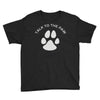 paw pun for pet lovers Youth Tee
