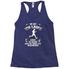ich laufe Racerback Tank