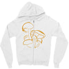 pilze magic mushroom wald natur nature psy psycho trip Zipper Hoodie