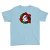 christmas wreath bluebie bust by bluekazenate Youth Tee