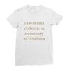 coffee is necessary Ladies Fitted T-Shirt