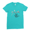 where the side quest ends Ladies Fitted T-Shirt