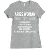 Aries Woman Ladies Fitted T-Shirt
